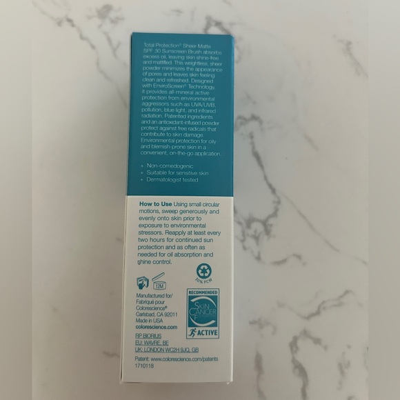 Colorescience Sunforgettable Sheer Matte SPF 30 Sunscreen | NIB - Picture 4 of 8